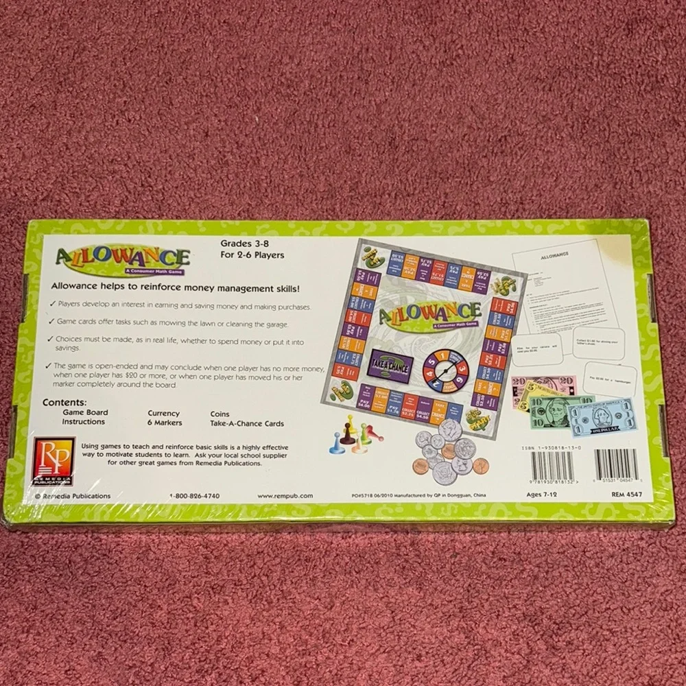Allowance Board Game - Green